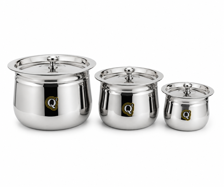 Stainless Steel Cooking Pot Set